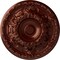 Ekena Millwork Granada Ceiling Medallion (Fits Canopies up to 7 1/8"), Hand-Painted Antique Copper, 19"OD x 1 1/2"P CM19GAACS - alternate 1